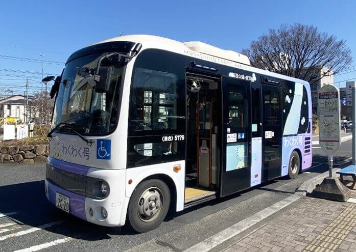 埼玉県朝霞市の市内循環バス「わくわく号」